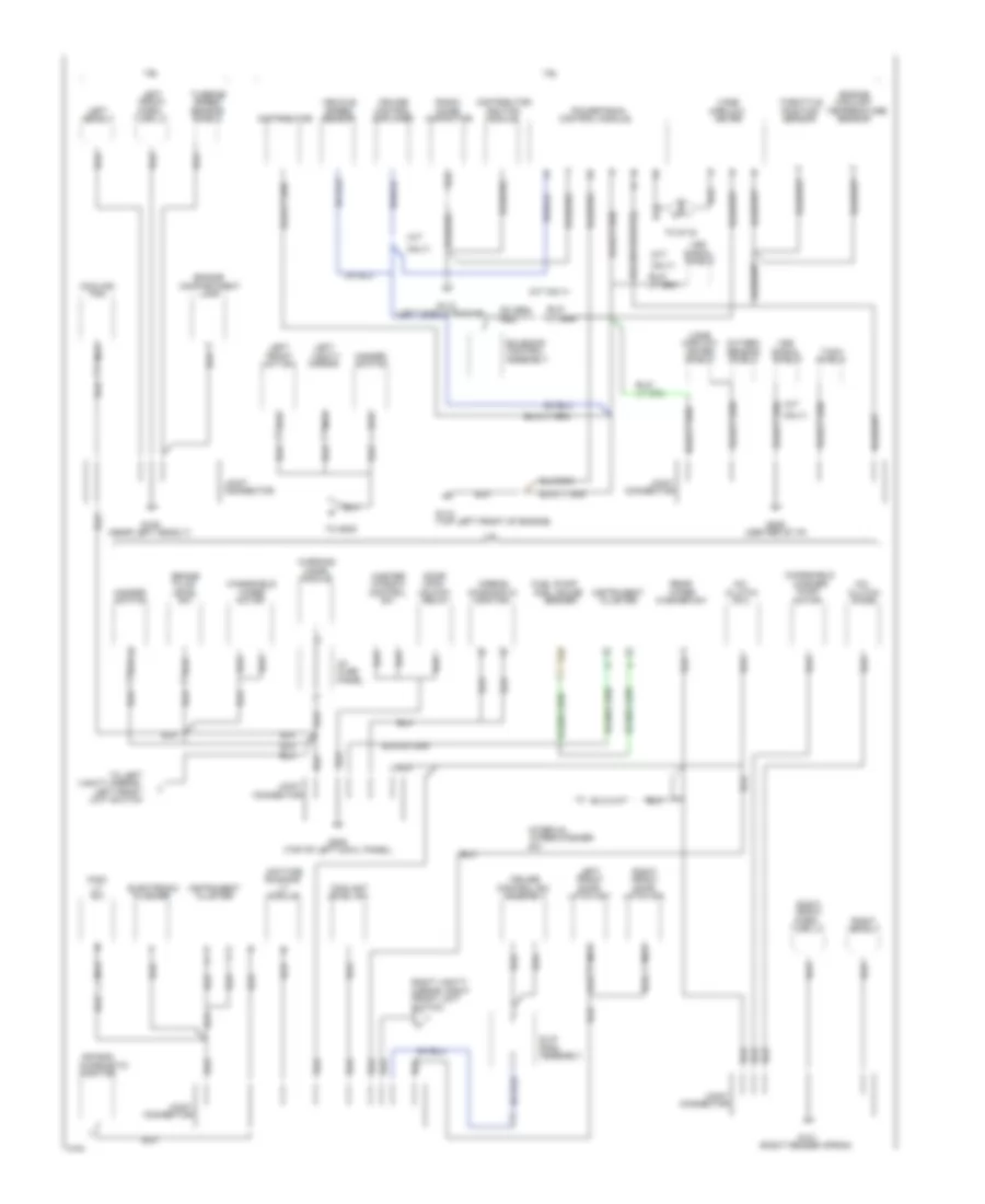 Ground Distribution Wiring Diagram 2 of 4 for Ford Escort 1994