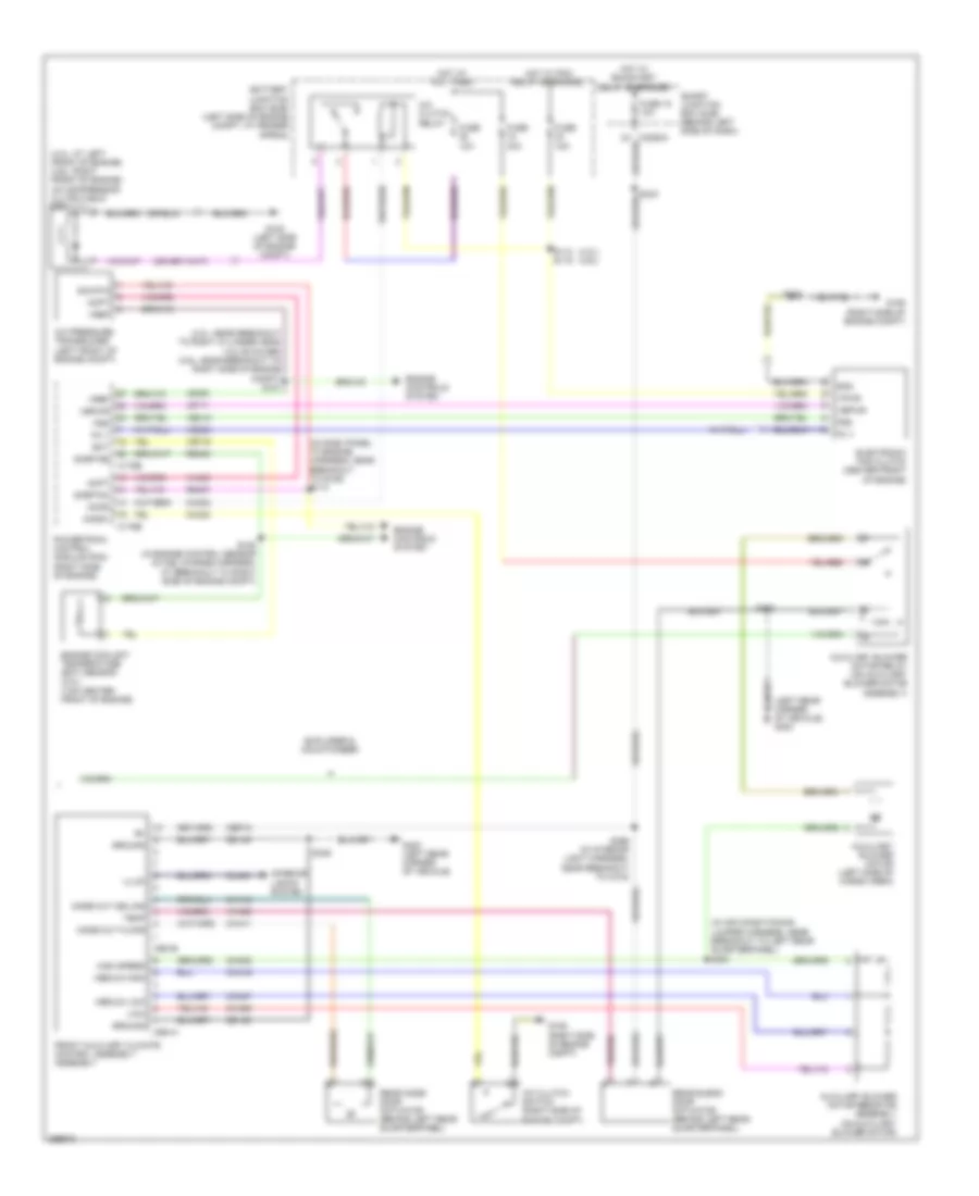 Automatic A C Wiring Diagram 2 of 2 for Ford Explorer 2009