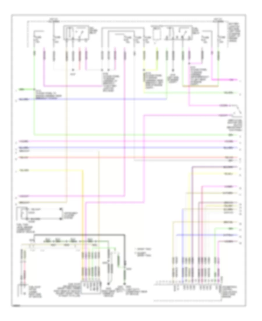 4.6L, Engine Performance Wiring Diagram (2 of 5) for Ford Explorer 2009