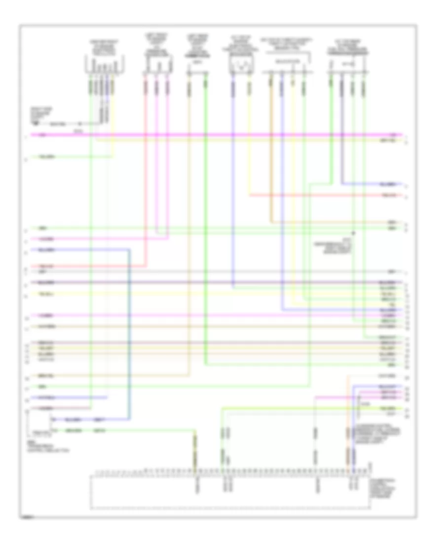 4.6L, Engine Performance Wiring Diagram (3 of 5) for Ford Explorer 2009