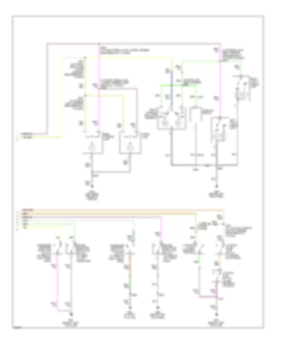 Courtesy Lamps Wiring Diagram (2 of 2) for Ford Explorer 2009