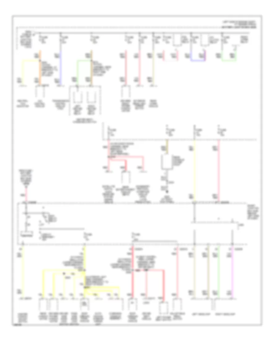 Power Distribution Wiring Diagram (2 of 6) for Ford Explorer 2009