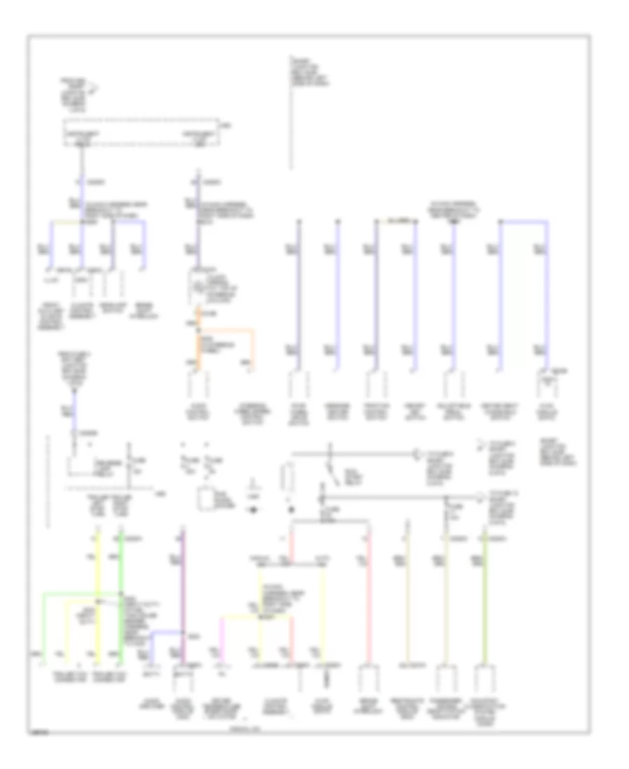 Power Distribution Wiring Diagram (4 of 6) for Ford Explorer 2009