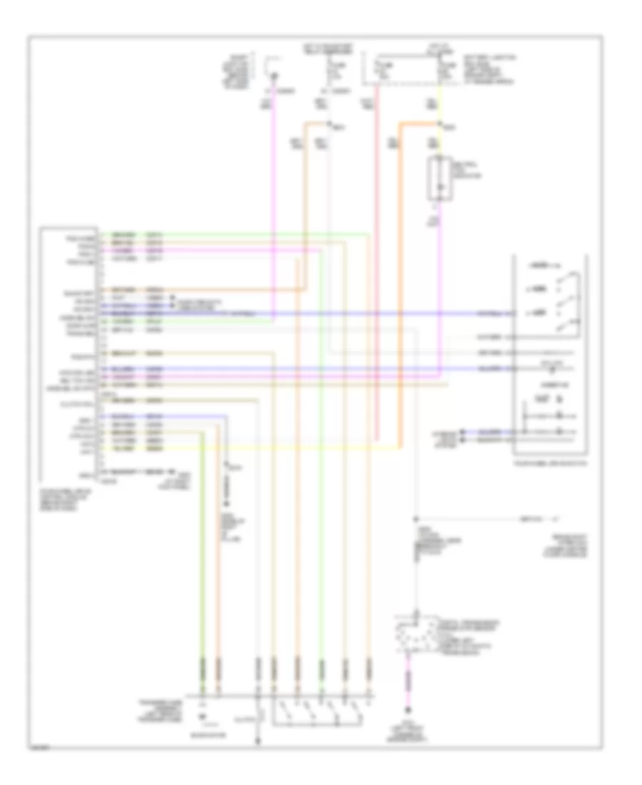 4WD Wiring Diagram for Ford Explorer 2009