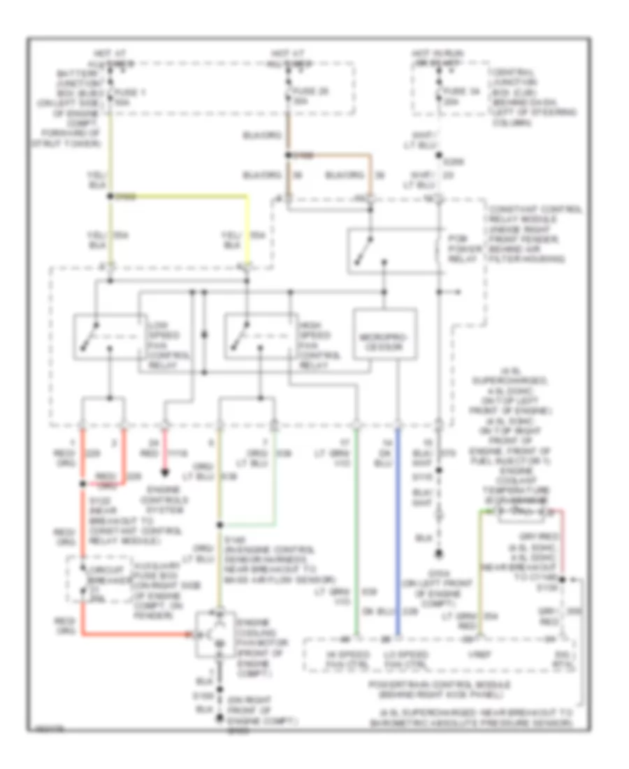 4 6L Cooling Fan Wiring Diagram for Ford Mustang Mach 1 2004