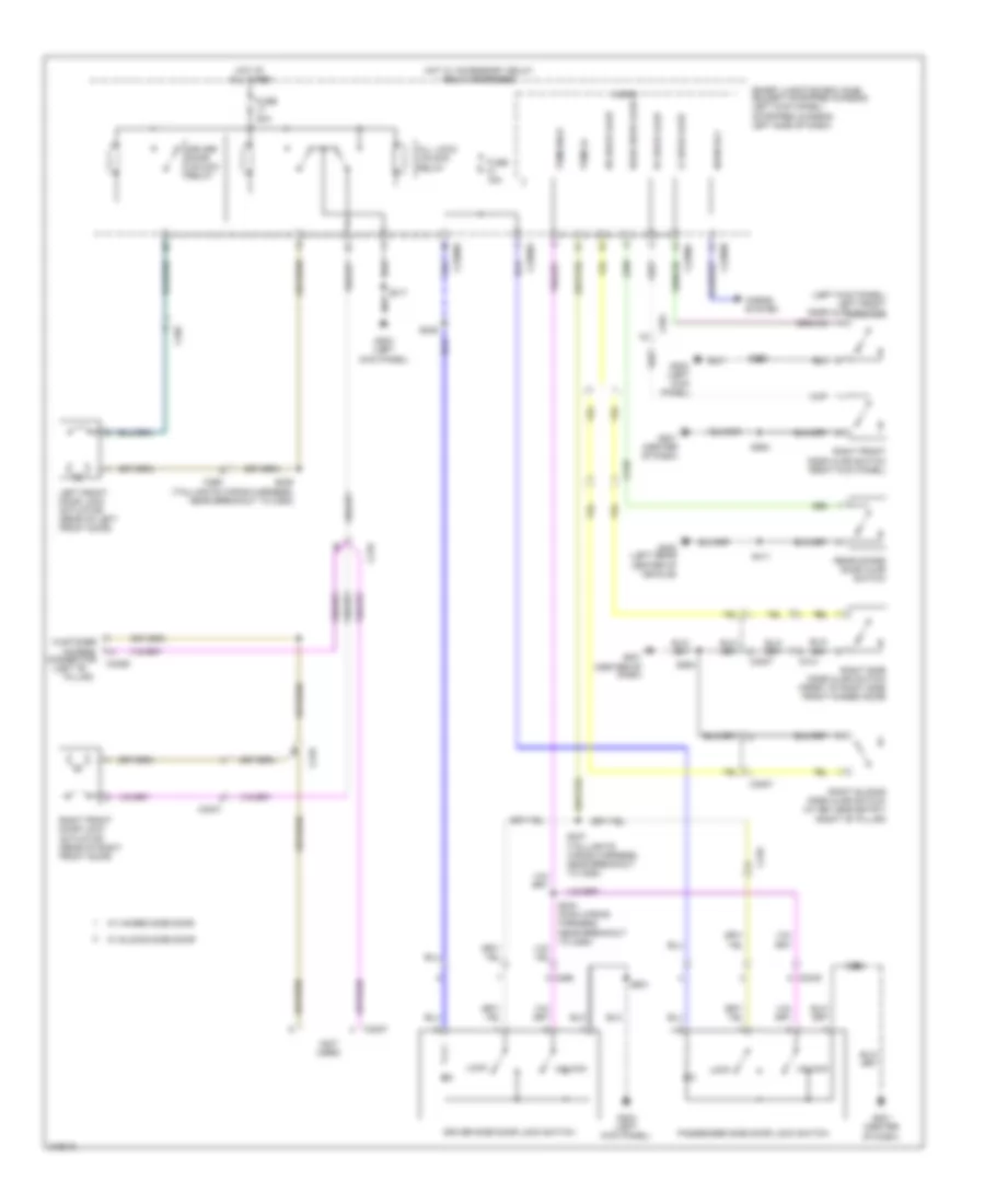 Forced Entry Wiring Diagram with Cutaway for Ford E450 Super Duty 2011