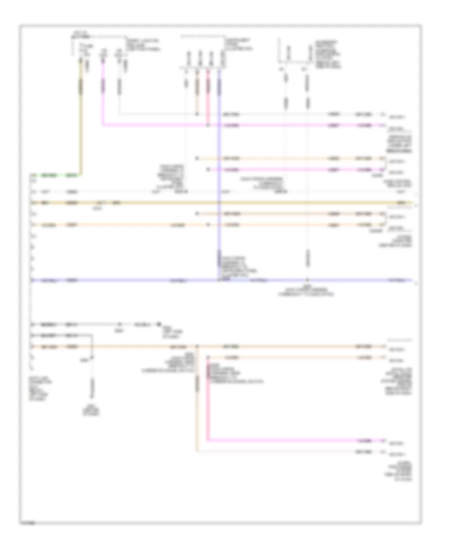 Computer Data Lines Wiring Diagram, without Stripped Chassis without Navigation (1 of 2) for Ford E450 Super Duty 2011