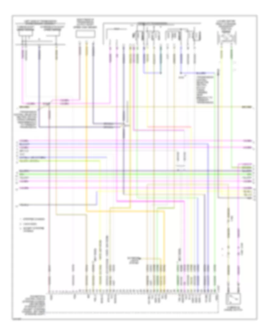 5.4L, Engine Performance Wiring Diagram, with Torqshift (3 of 5) for Ford E450 Super Duty 2011