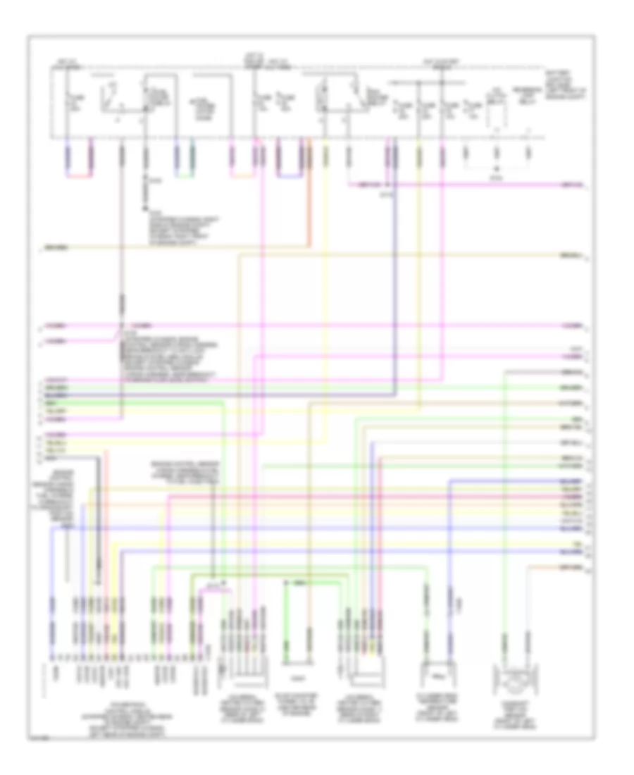 5.4L, Engine Performance Wiring Diagram, with Torqshift (4 of 5) for Ford E450 Super Duty 2011