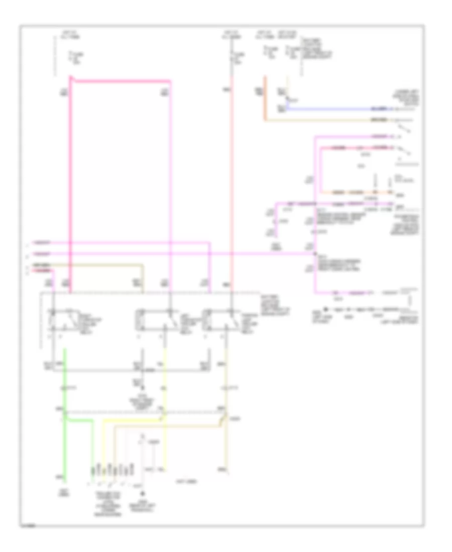 Exterior Lamps Wiring Diagram, Cutaway (2 of 2) for Ford E450 Super Duty 2011
