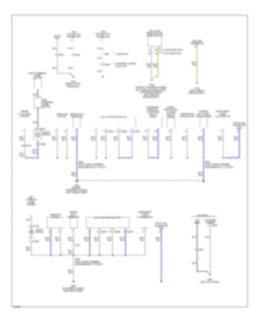 Ground Distribution Wiring Diagram 2 of 5 for Ford E450 Super Duty 2011