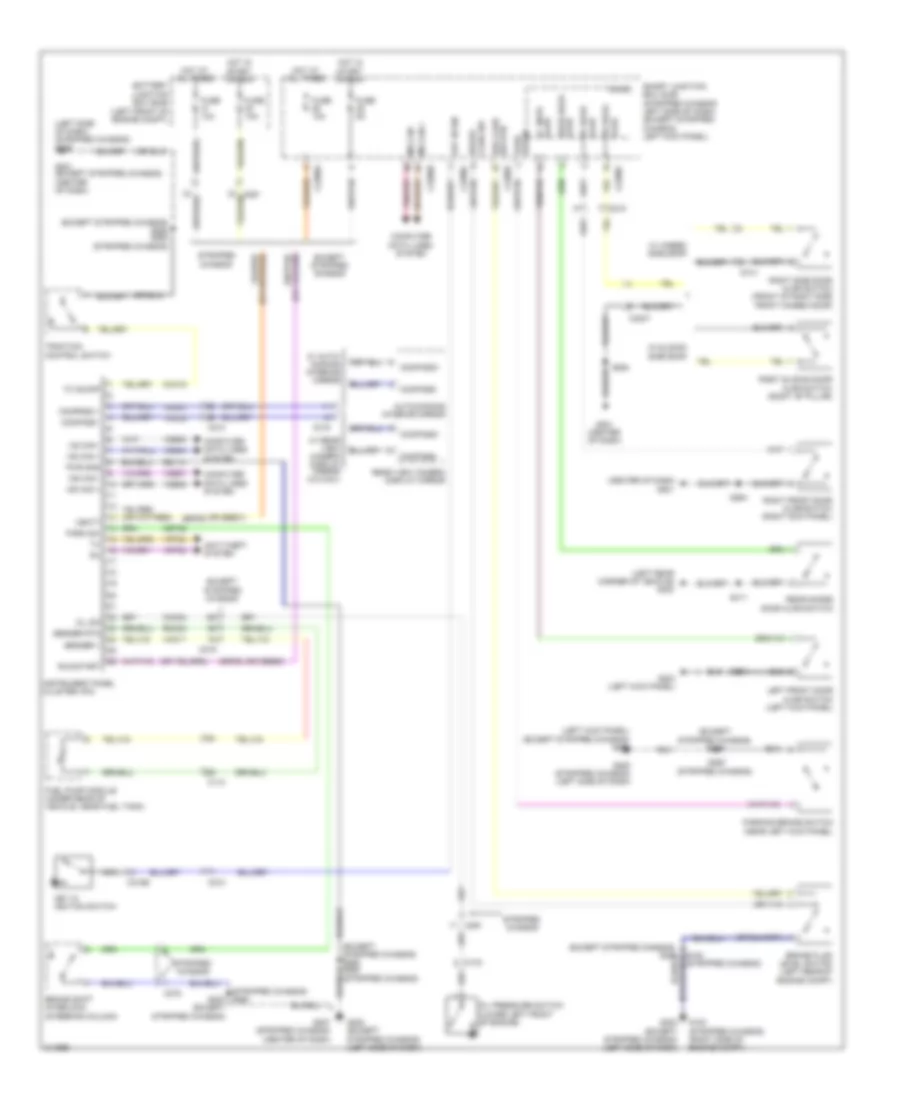Instrument Cluster Wiring Diagram for Ford E450 Super Duty 2011