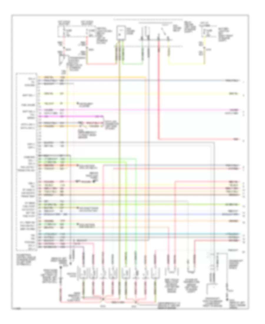 4.6L, Engine Performance Wiring Diagrams (1 of 4) for Ford Crown Victoria LX 2000