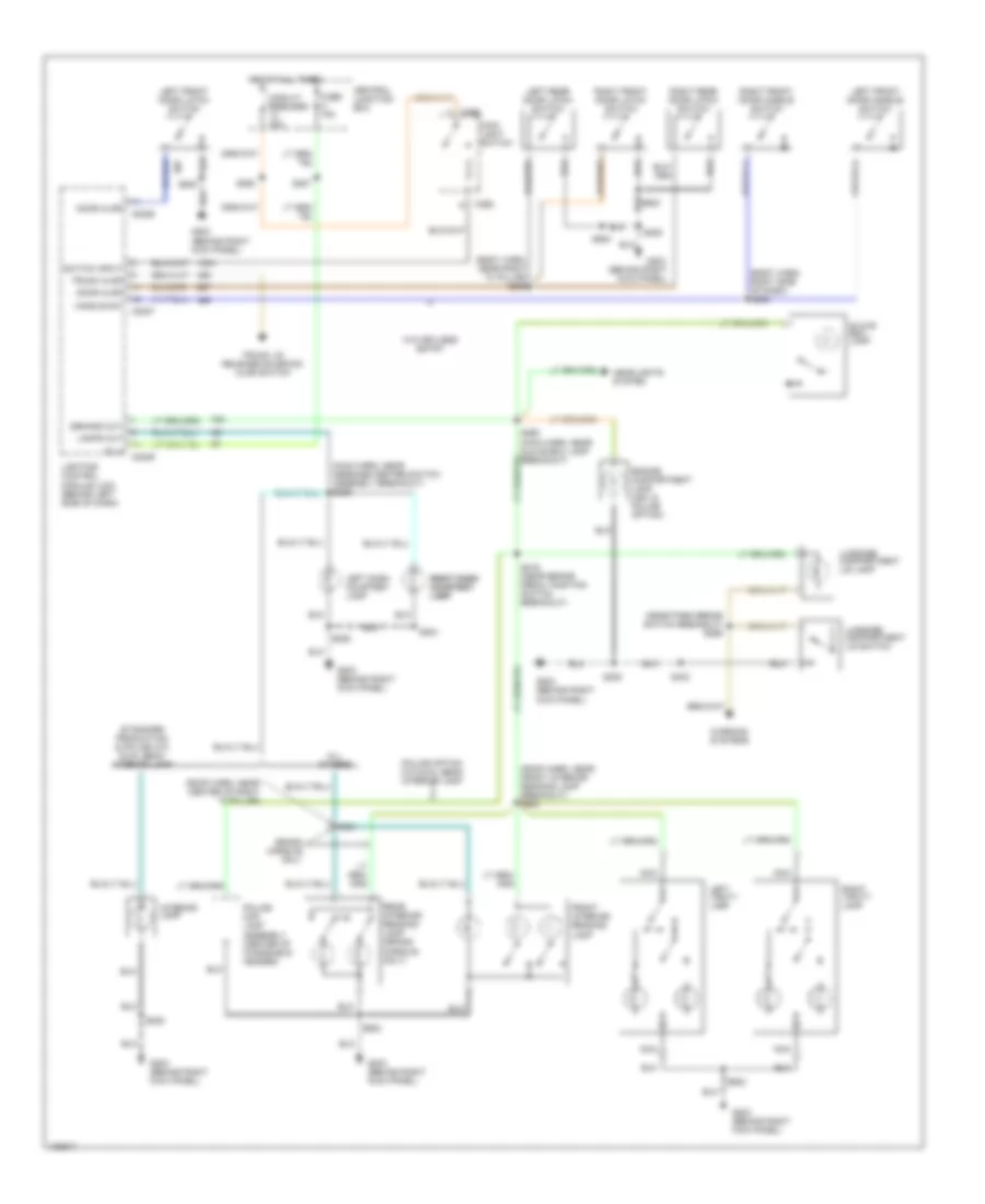 Courtesy Lamps Wiring Diagram for Ford Crown Victoria LX 2000