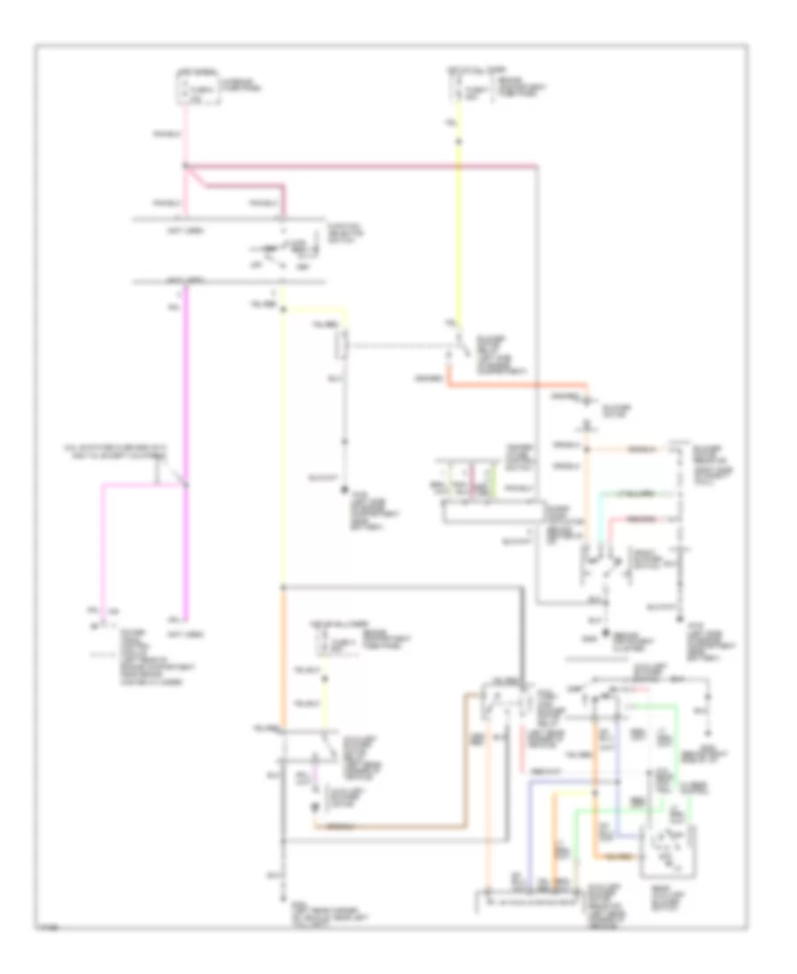 Heater Wiring Diagram for Ford Econoline E150 1996