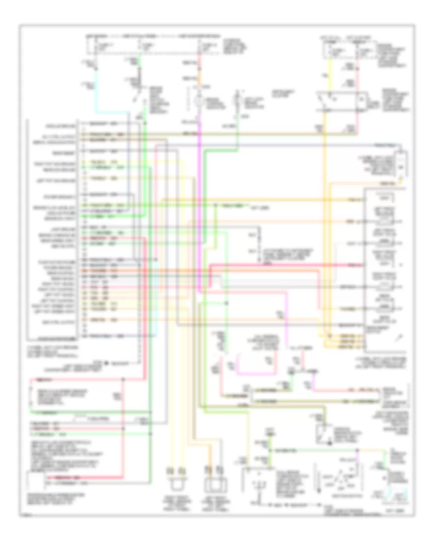 4 9L Anti lock Brake Wiring Diagrams 4 Wheel ABS for Ford Econoline E150 1996