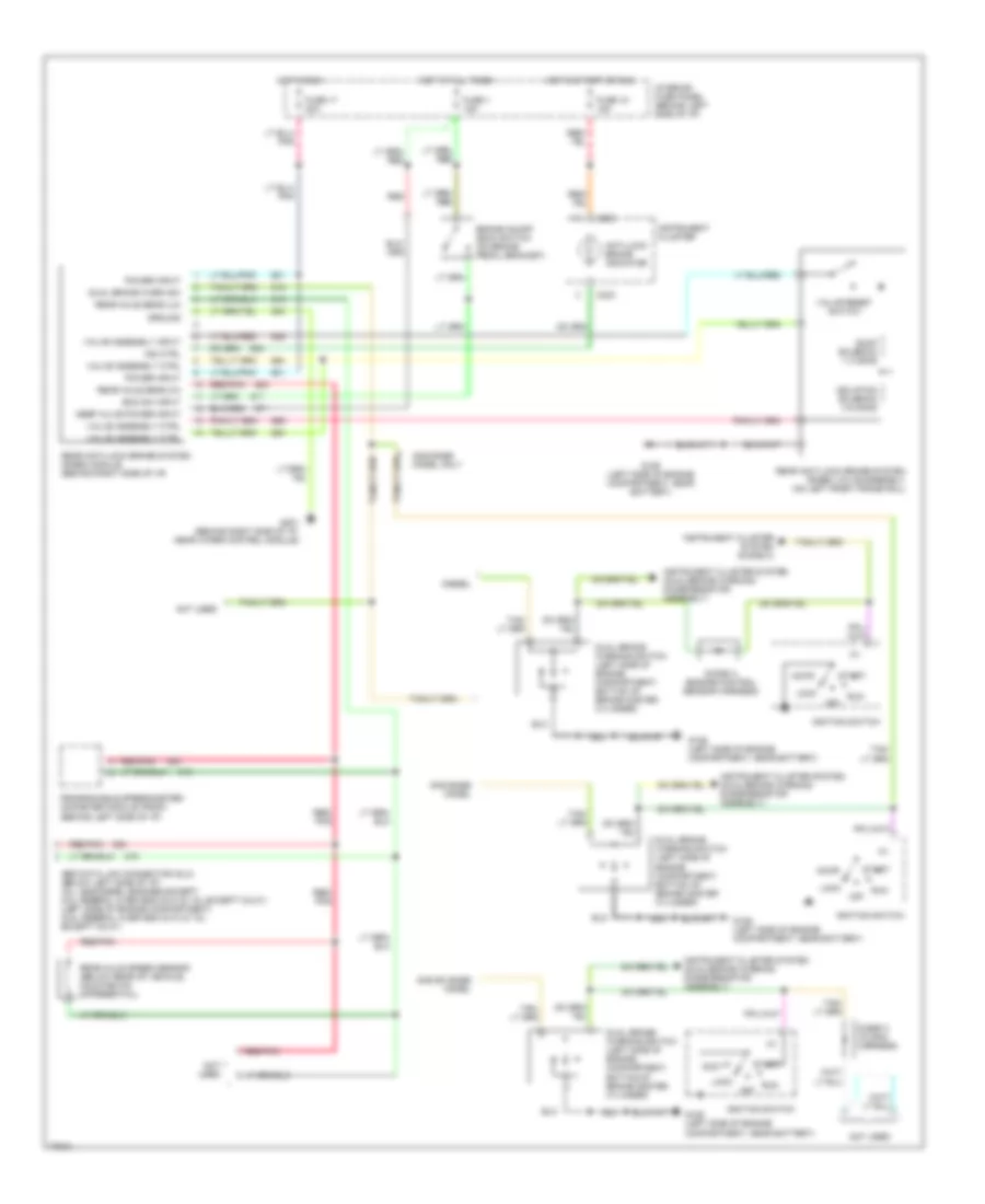 Anti lock Brake Wiring Diagrams Rear Wheel ABS for Ford Econoline E150 1996