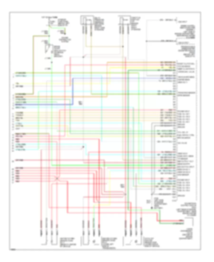 5 8L Engine Performance Wiring Diagrams Federal under 8600 GVW  Calif  4 of 4 for Ford Econoline E150 1996