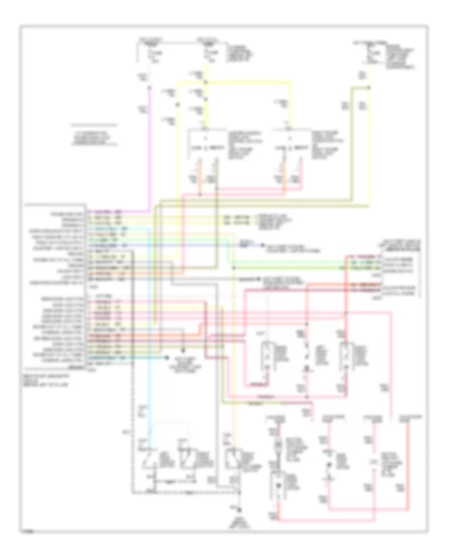 Keyless Entry Wiring Diagram for Ford Econoline E150 1996