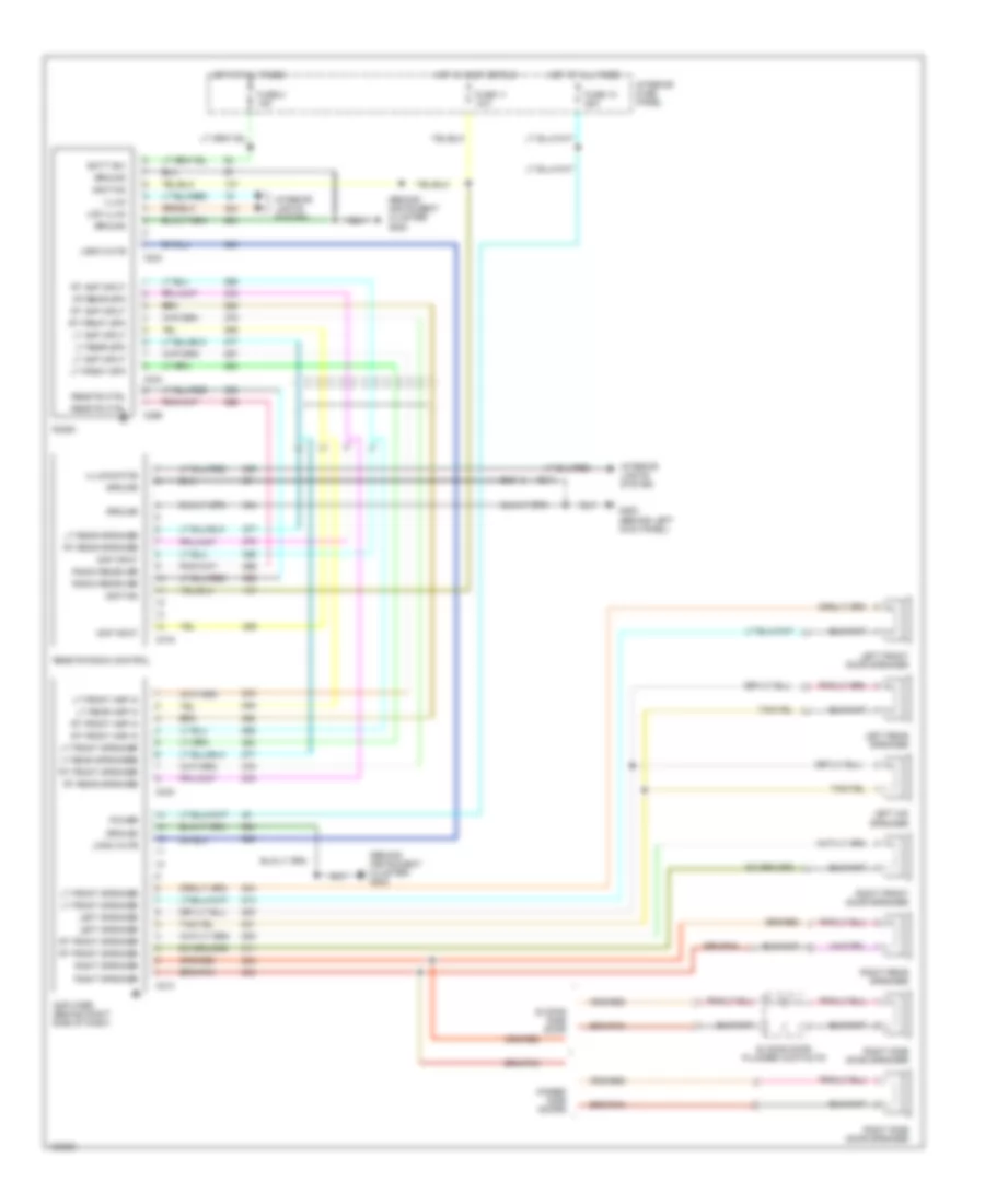 Premium Sound Radio Wiring Diagram for Ford Econoline E150 1996