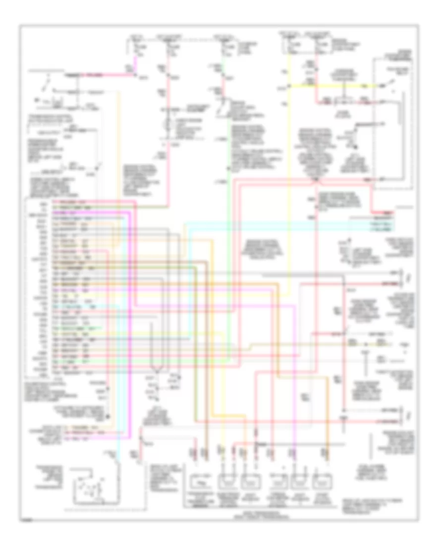 4 9L Transmission Wiring Diagram for Ford Econoline E150 1996