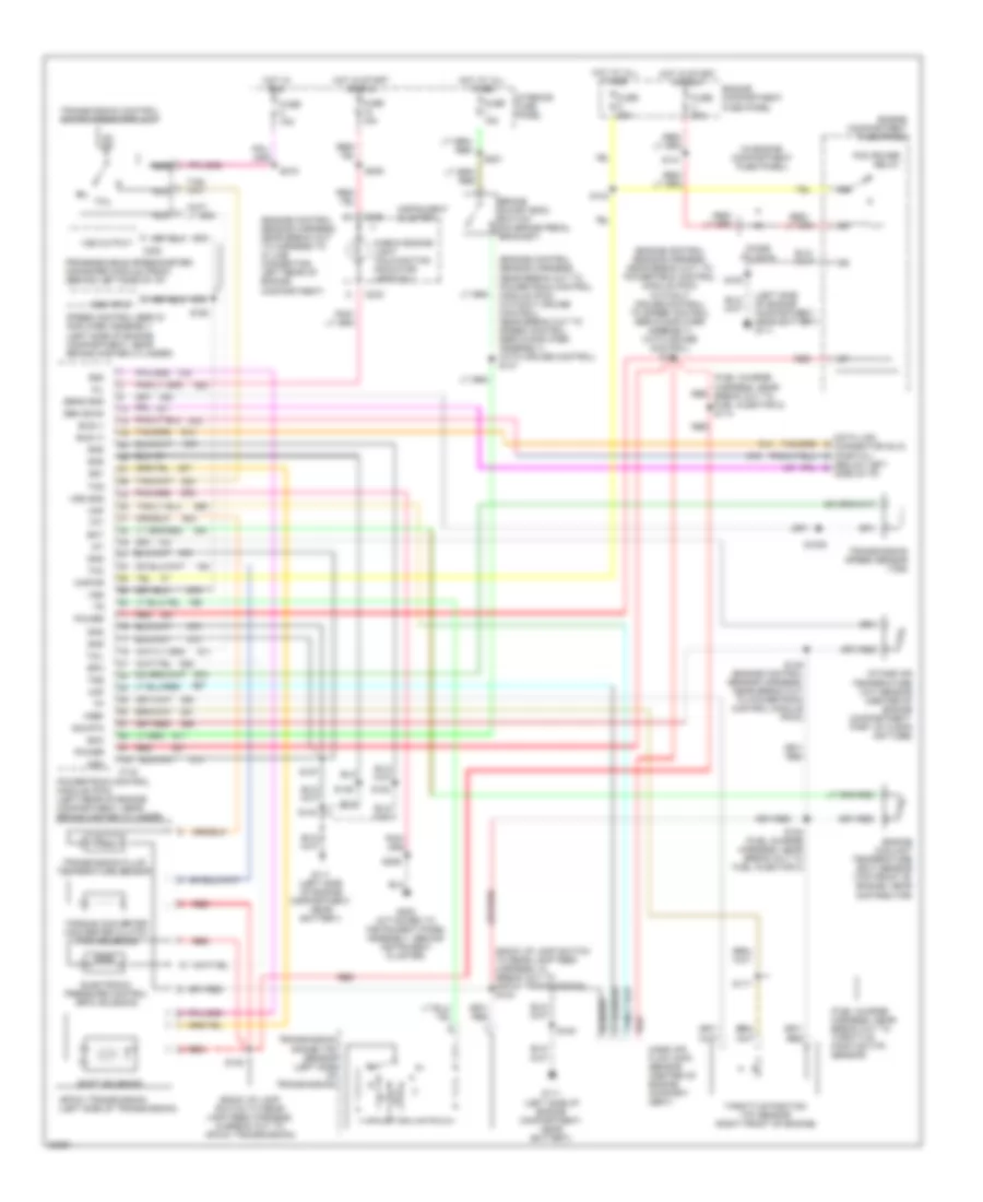 5 0L Transmission Wiring Diagram for Ford Econoline E150 1996