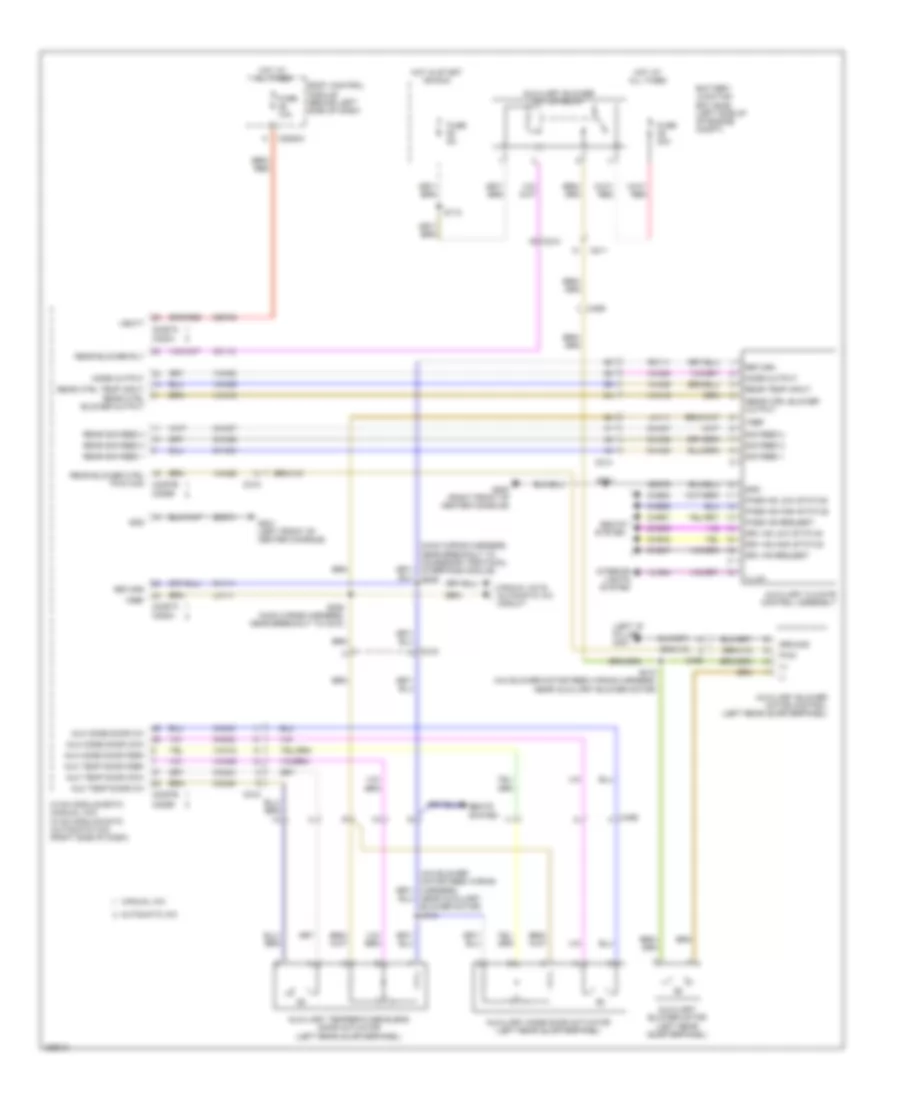 Auxiliary Blower Wiring Diagram for Ford Flex Limited 2013