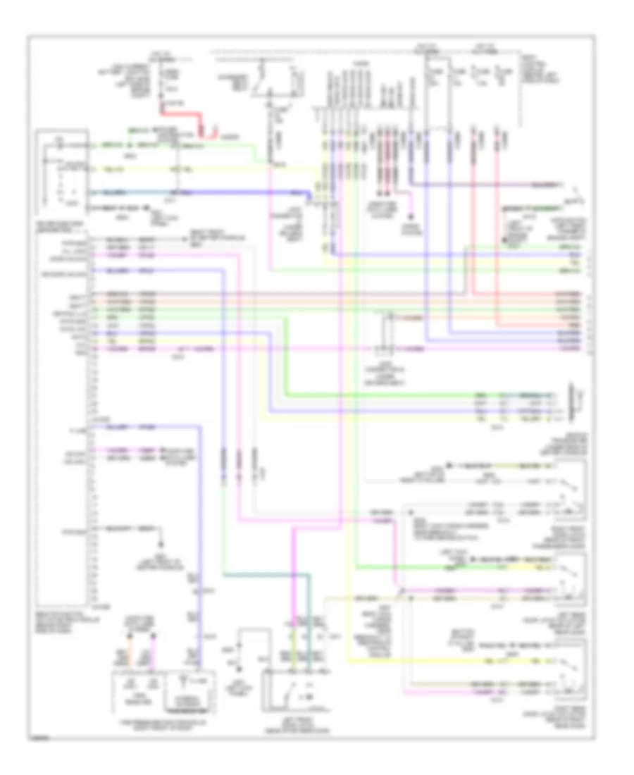 Forced Entry Wiring Diagram with Intelligent Access 1 of 2 for Ford Flex Limited 2013