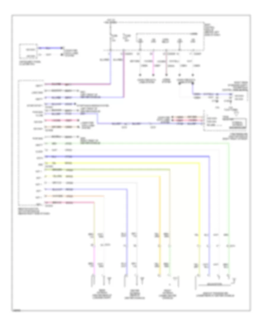 Passive Anti-theft Wiring Diagram, with Intelligent Access for Ford Flex Limited 2013