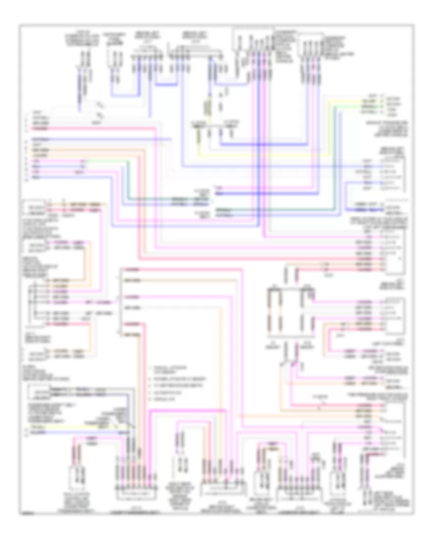 Computer Data Lines Wiring Diagram 2 of 2 for Ford Flex Limited 2013