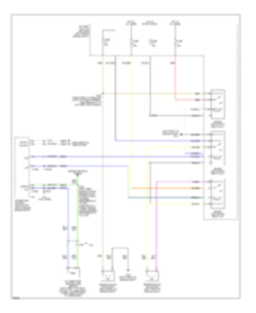 Cooling Fan Wiring Diagram for Ford Flex Limited 2013