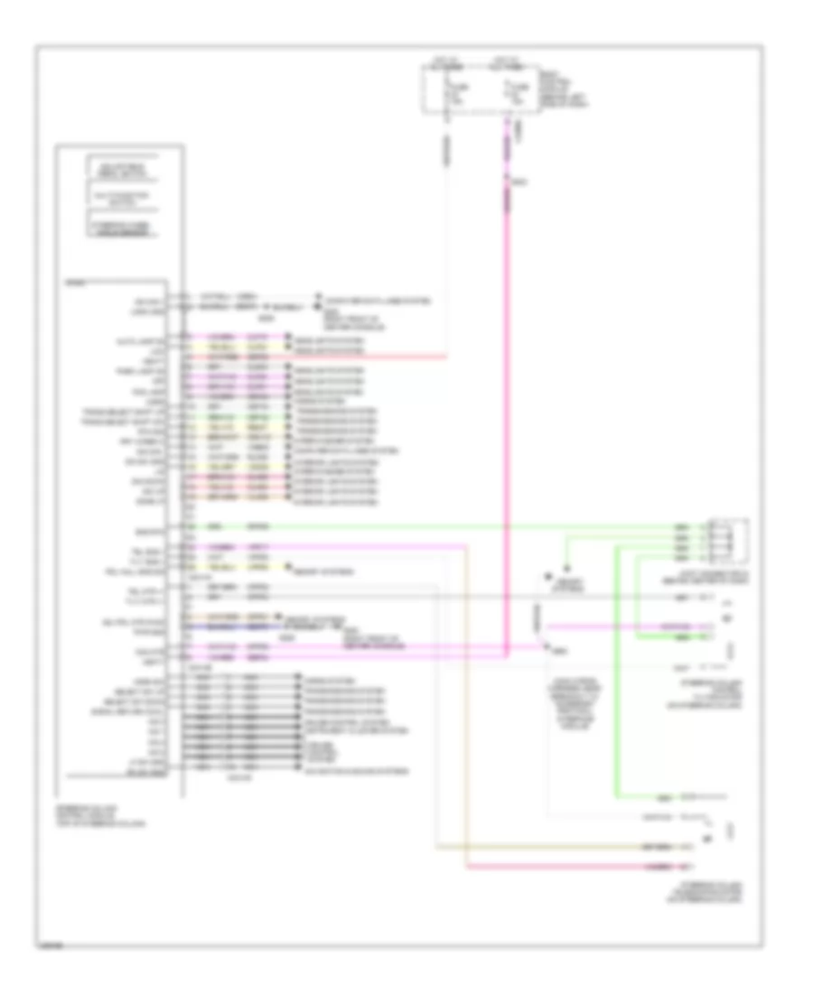 Power Steering Column Wiring Diagram for Ford Flex Limited 2013