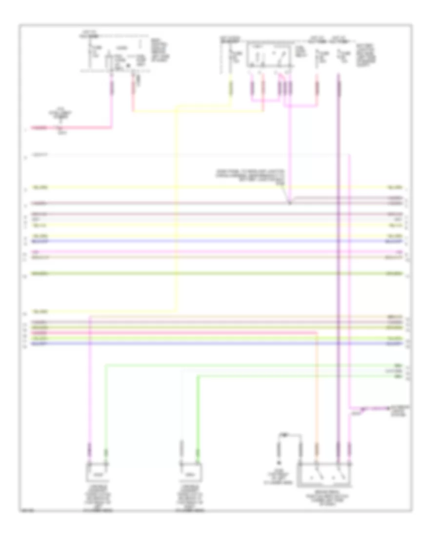 3.5L, Engine Performance Wiring Diagram (2 of 6) for Ford Flex Limited 2013