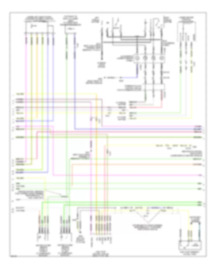 3.5L, Engine Performance Wiring Diagram (4 of 6) for Ford Flex Limited 2013