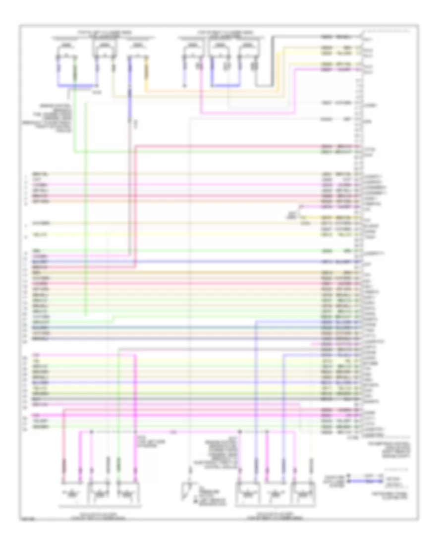 3.5L, Engine Performance Wiring Diagram (6 of 6) for Ford Flex Limited 2013