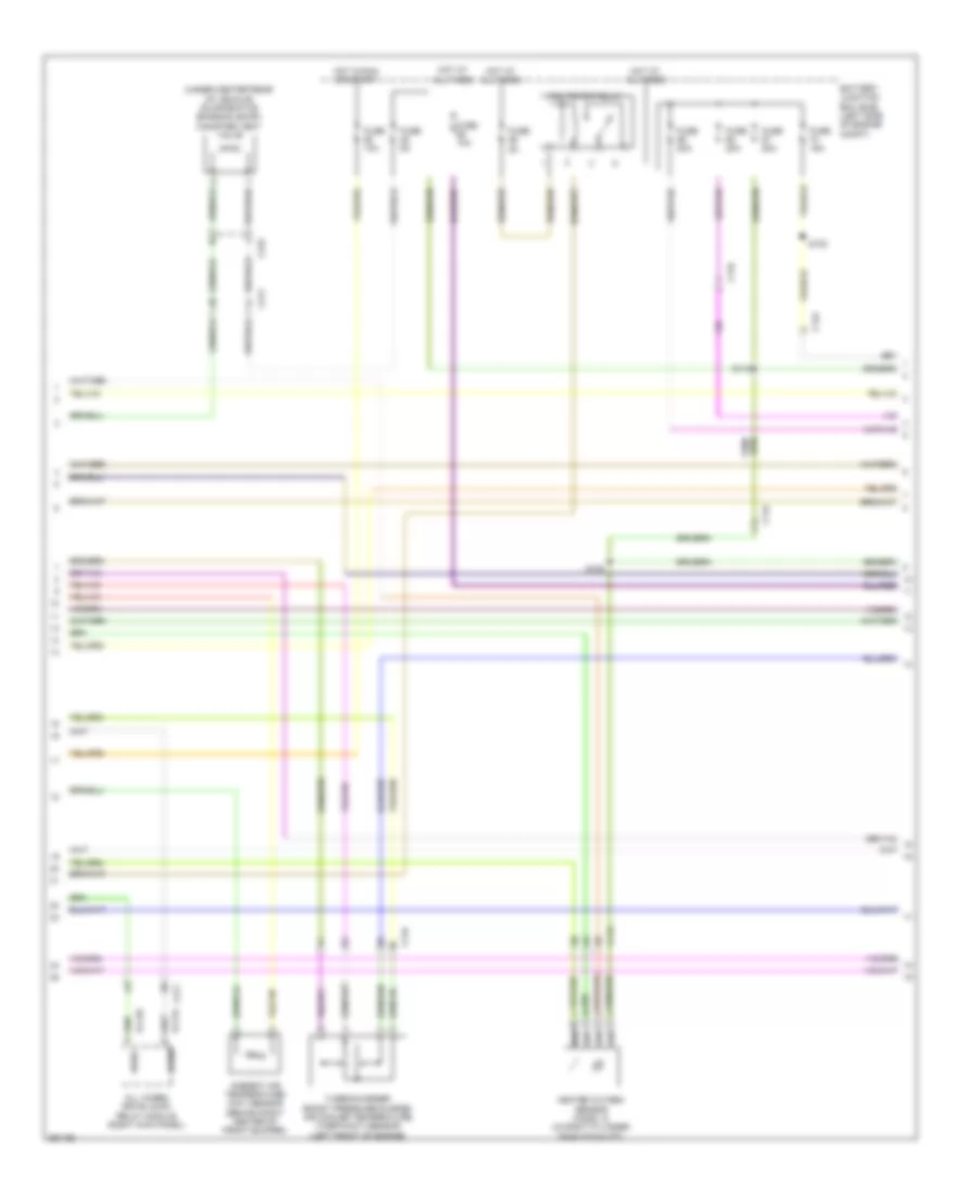 3.5L Twin Turbo, Engine Performance Wiring Diagram (2 of 7) for Ford Flex Limited 2013
