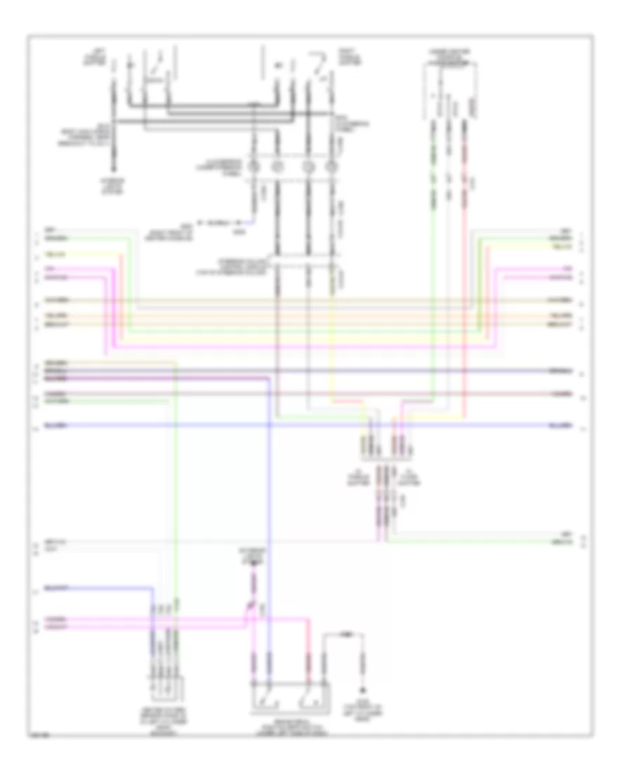 3.5L Twin Turbo, Engine Performance Wiring Diagram (3 of 7) for Ford Flex Limited 2013