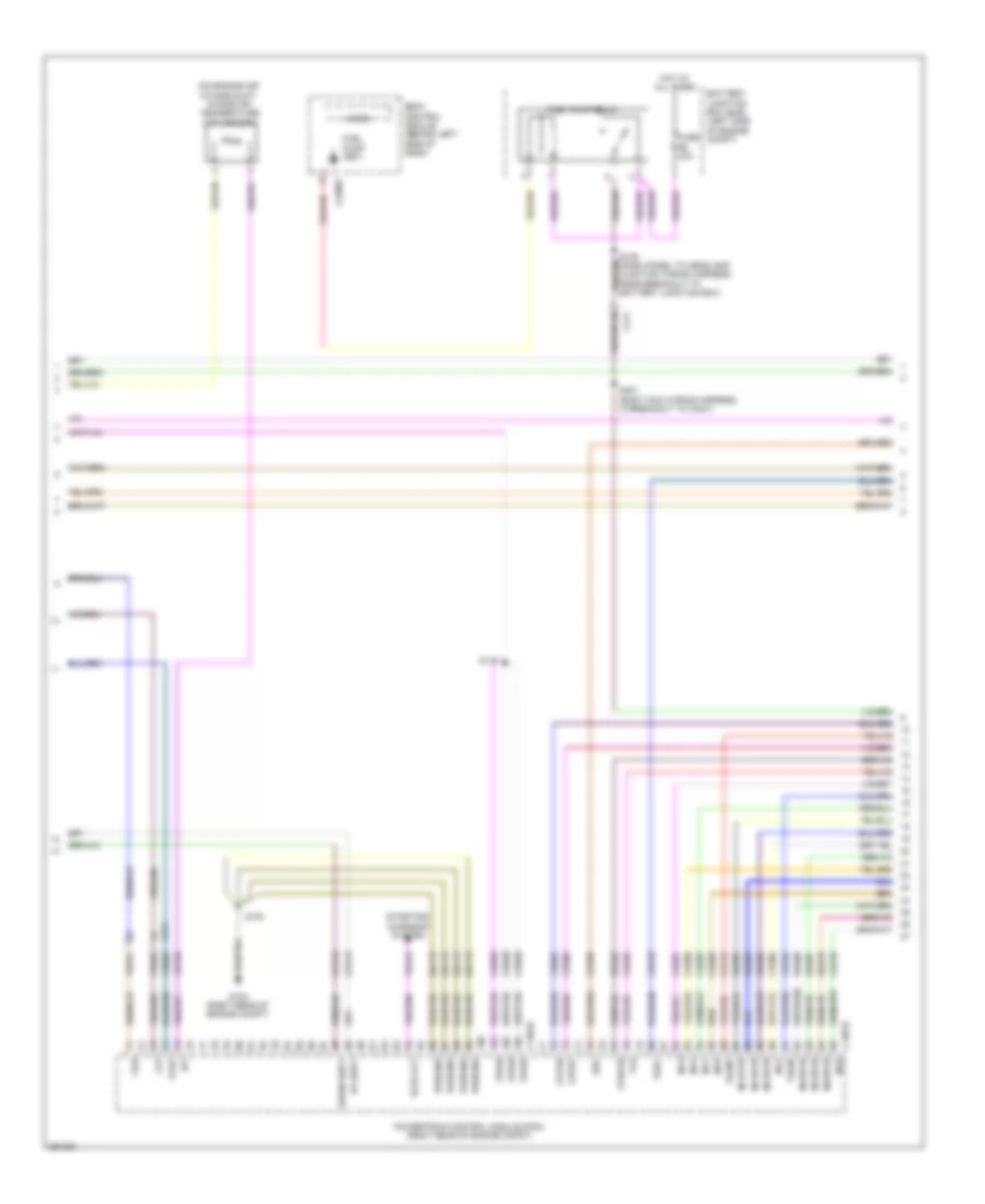 3.5L Twin Turbo, Engine Performance Wiring Diagram (4 of 7) for Ford Flex Limited 2013