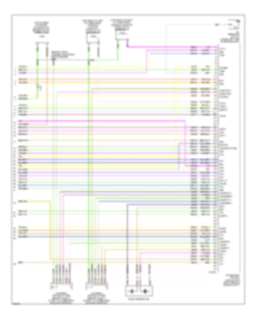3.5L Twin Turbo, Engine Performance Wiring Diagram (7 of 7) for Ford Flex Limited 2013