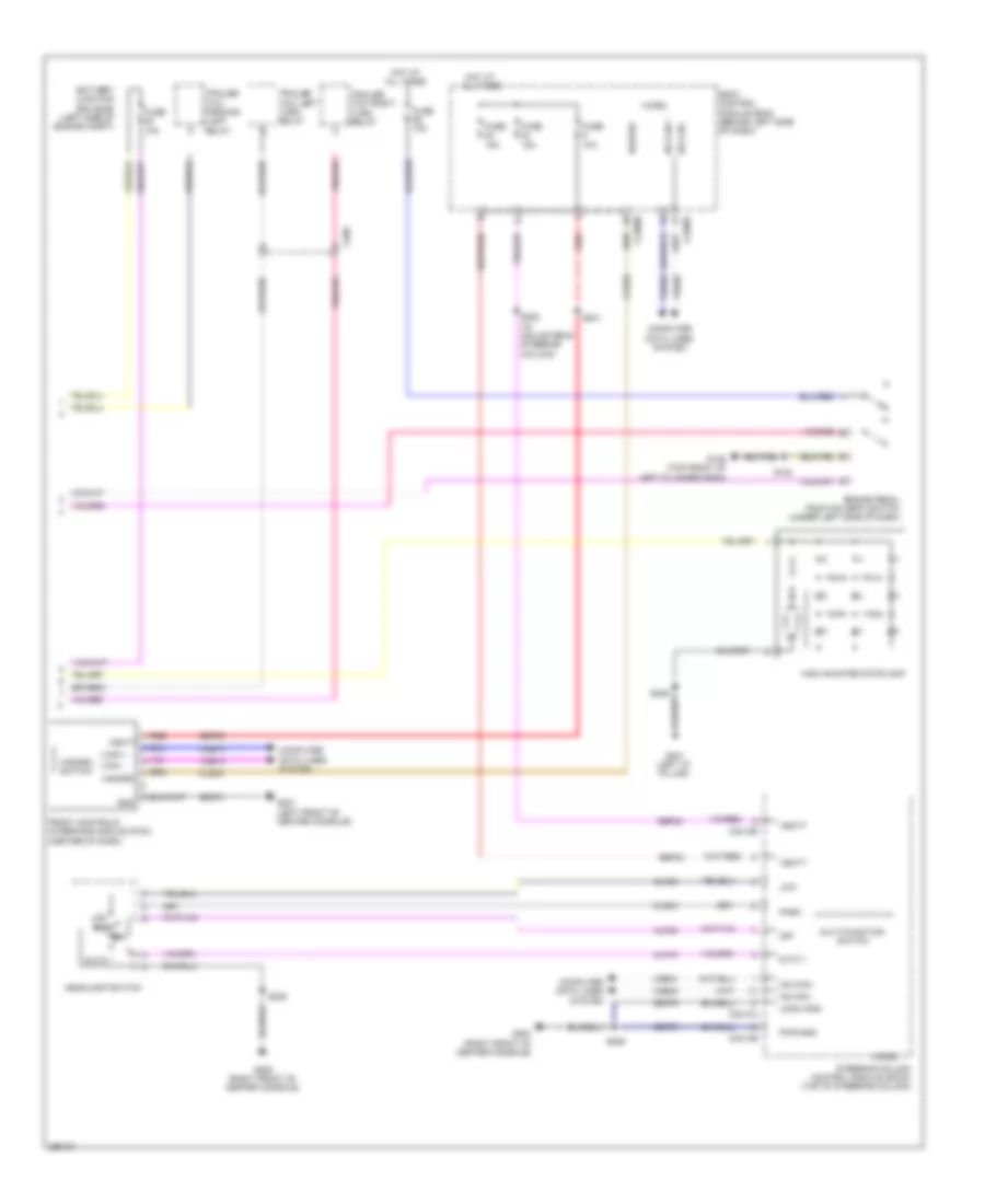 Exterior Lamps Wiring Diagram (2 of 2) for Ford Flex Limited 2013