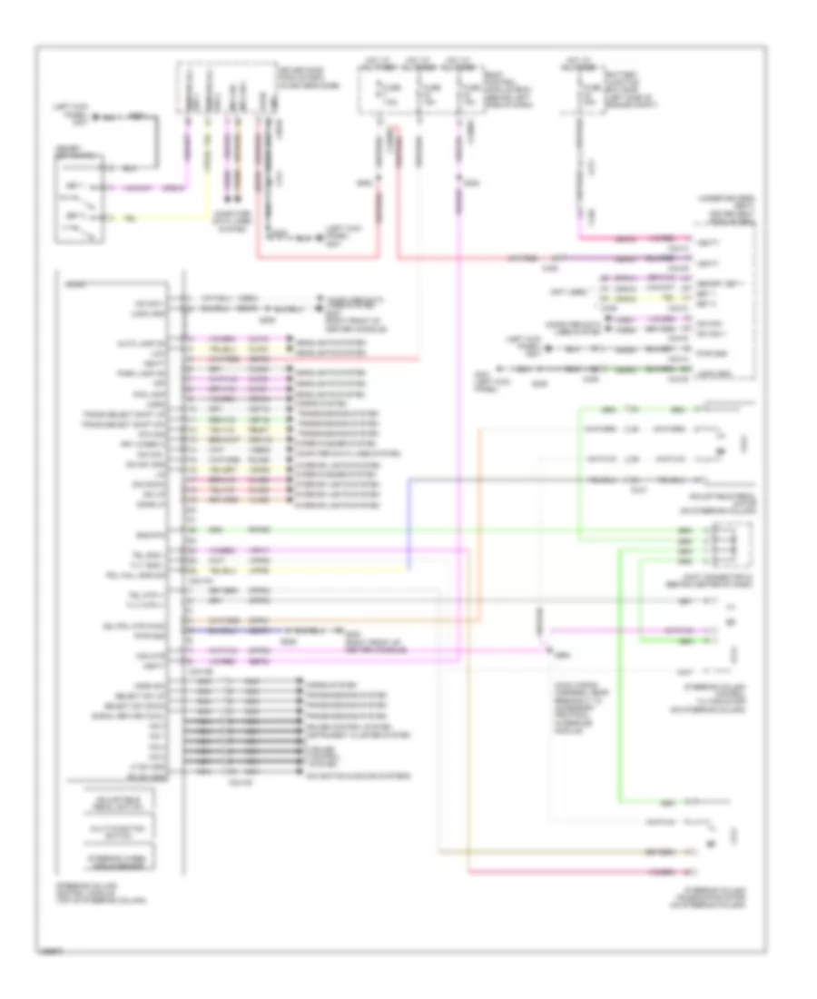 Steering Column Memory Wiring Diagram for Ford Flex Limited 2013
