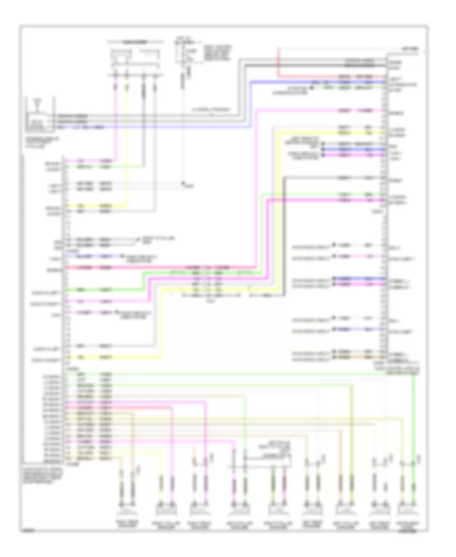 Navigation Wiring Diagram with Sony 1 of 2 for Ford Flex Limited 2013