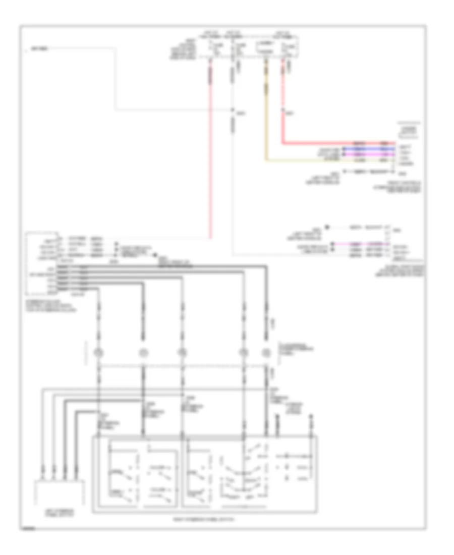 Navigation Wiring Diagram, with Sony (2 of 2) for Ford Flex Limited 2013
