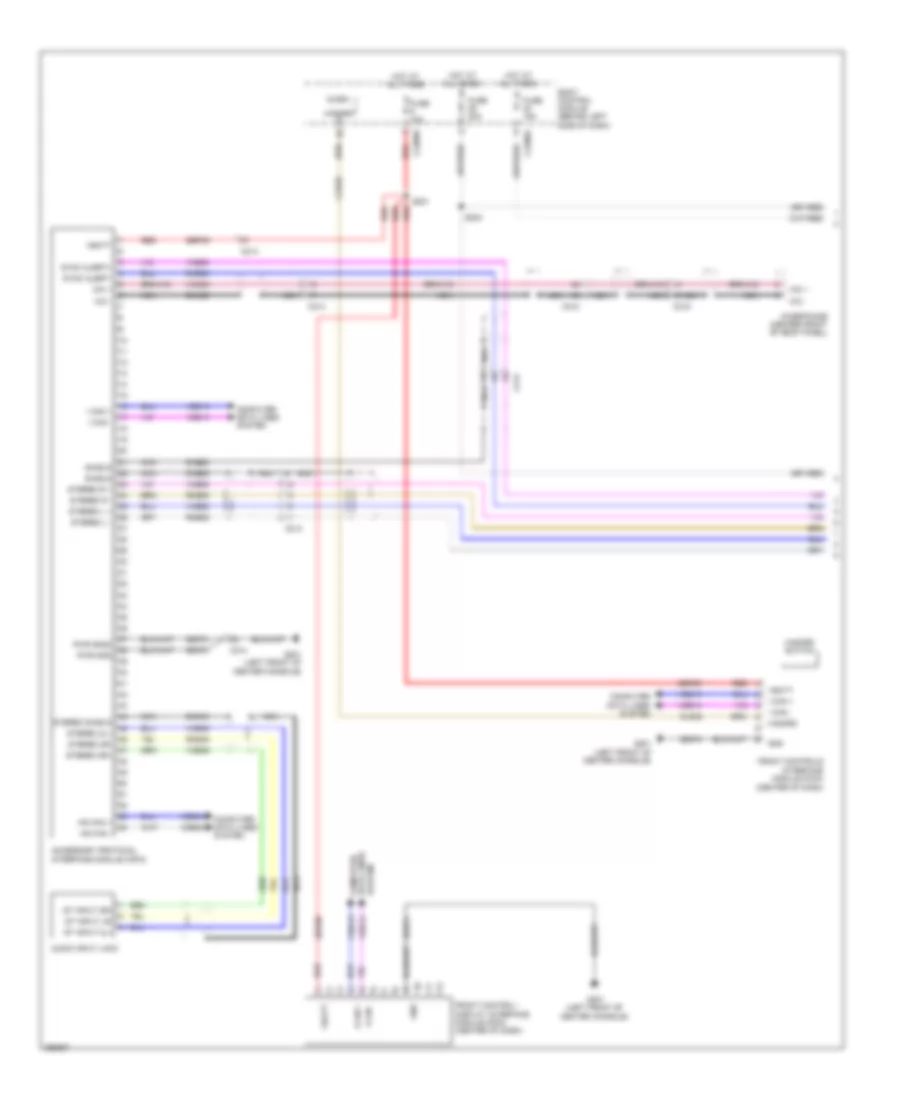 SYNC Radio Wiring Diagram, with SYNC GEN 1 (1 of 2) for Ford Flex Limited 2013