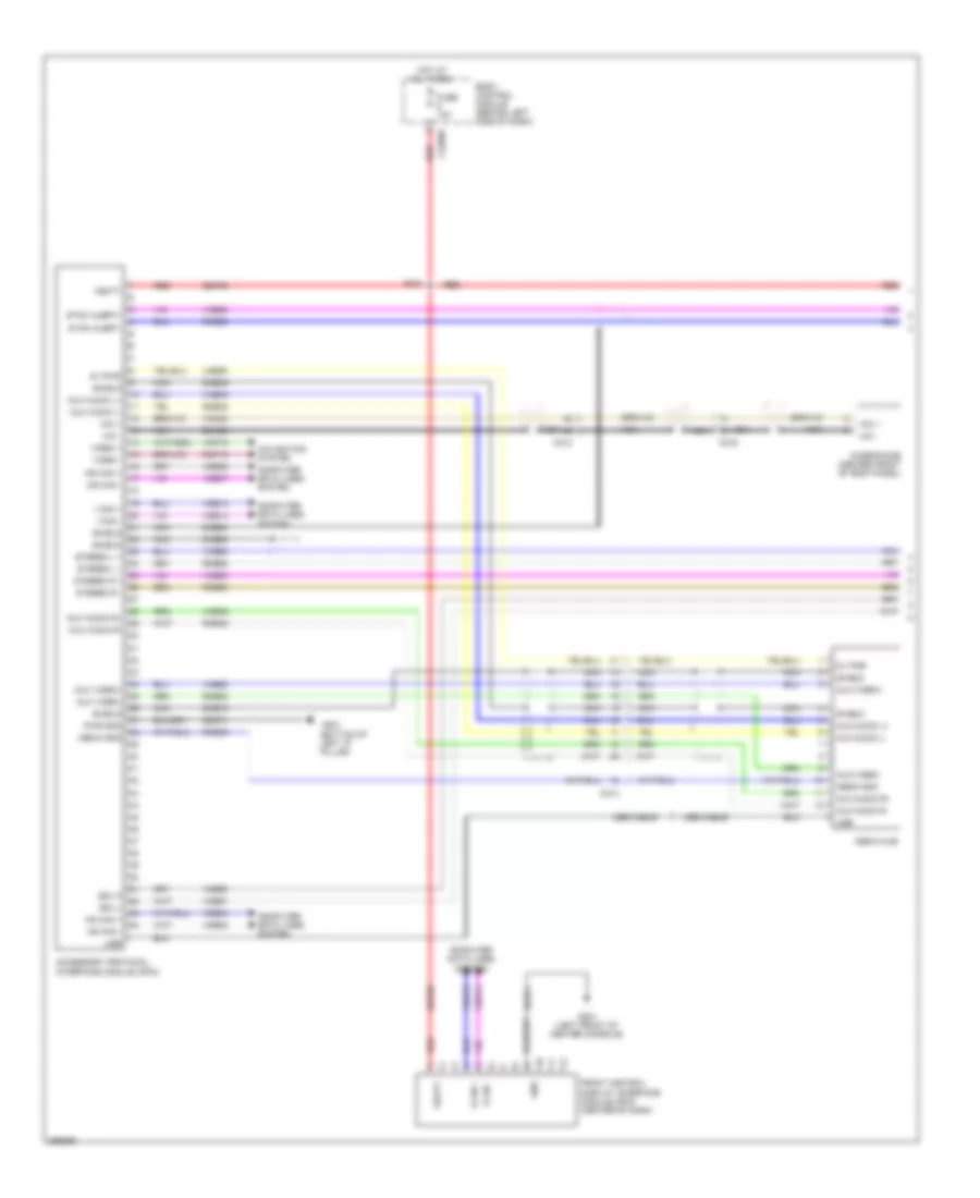 SYNC Radio Wiring Diagram, with SYNC GEN 2 (1 of 2) for Ford Flex Limited 2013