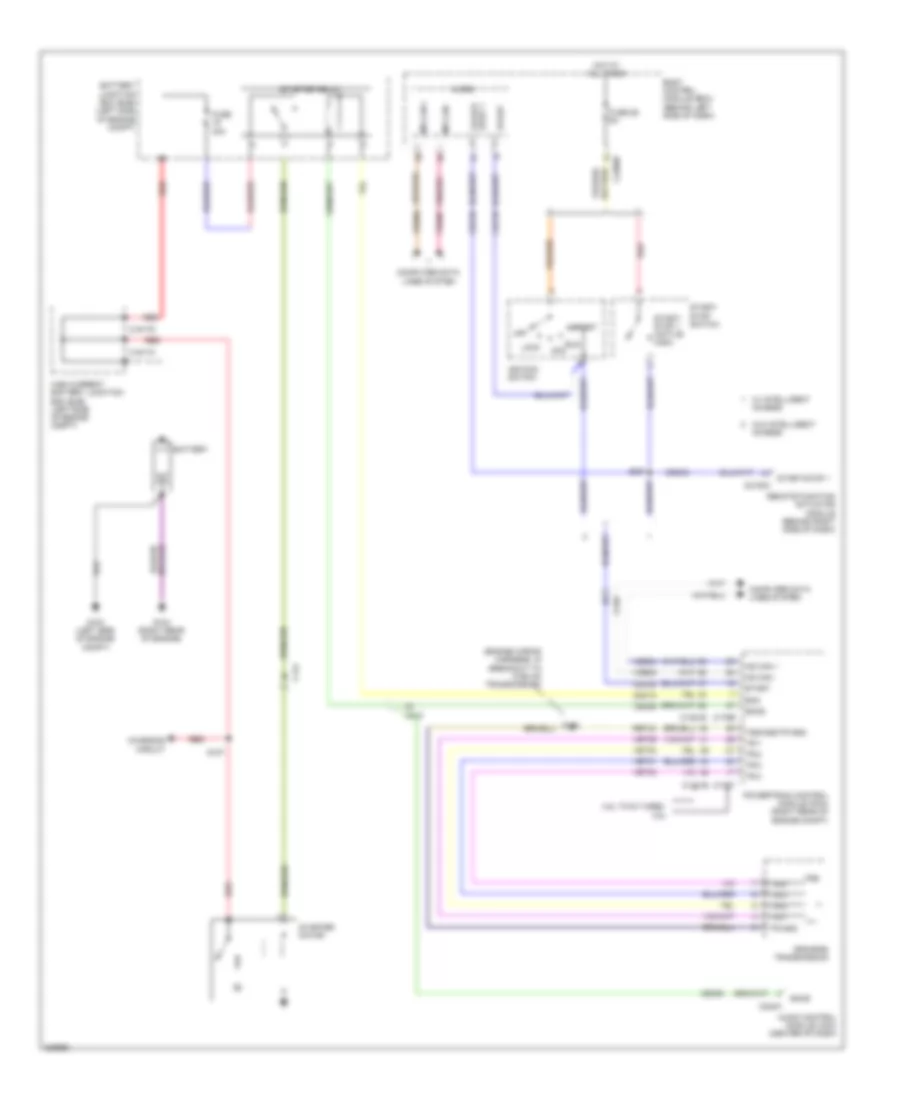 Charging Wiring Diagram for Ford Flex Limited 2013