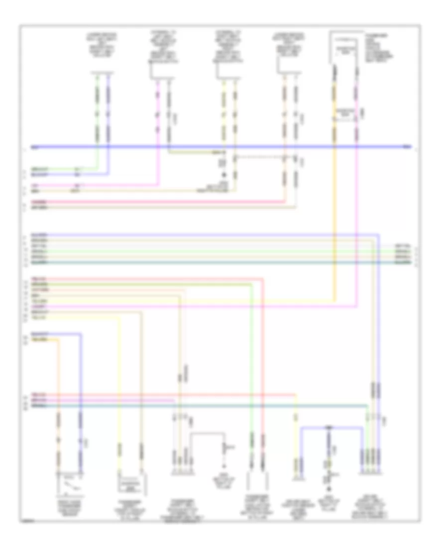 Supplemental Restraints Wiring Diagram (2 of 3) for Ford Flex Limited 2013