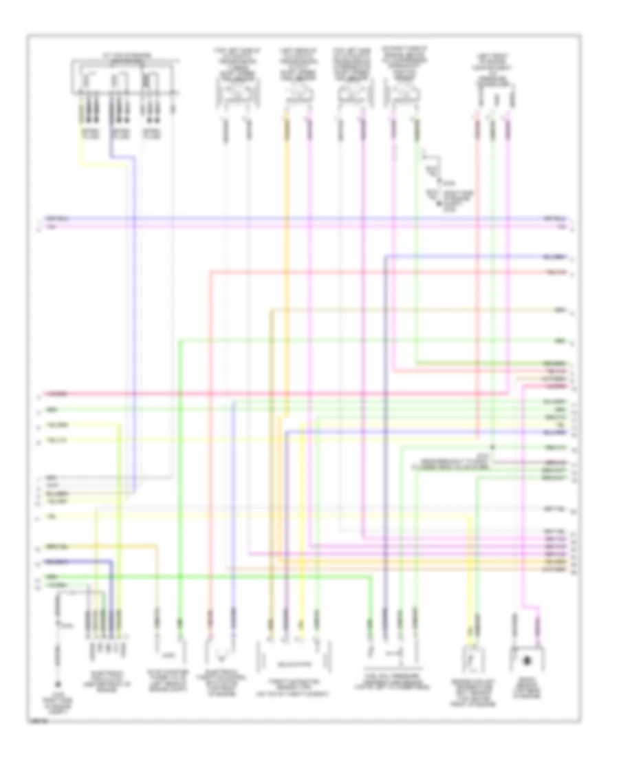 4.0L, Engine Performance Wiring Diagram (3 of 5) for Ford Explorer Sport Trac 2009