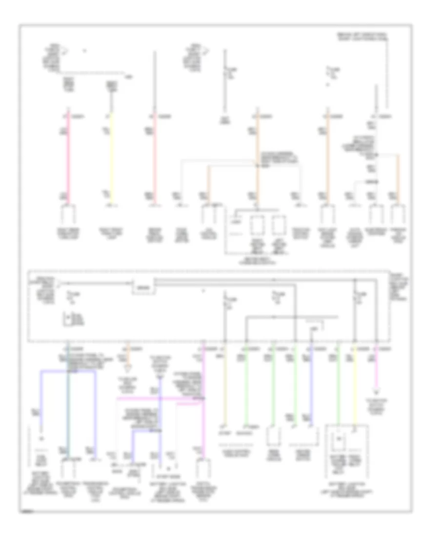 Power Distribution Wiring Diagram (5 of 6) for Ford Explorer Sport Trac 2009