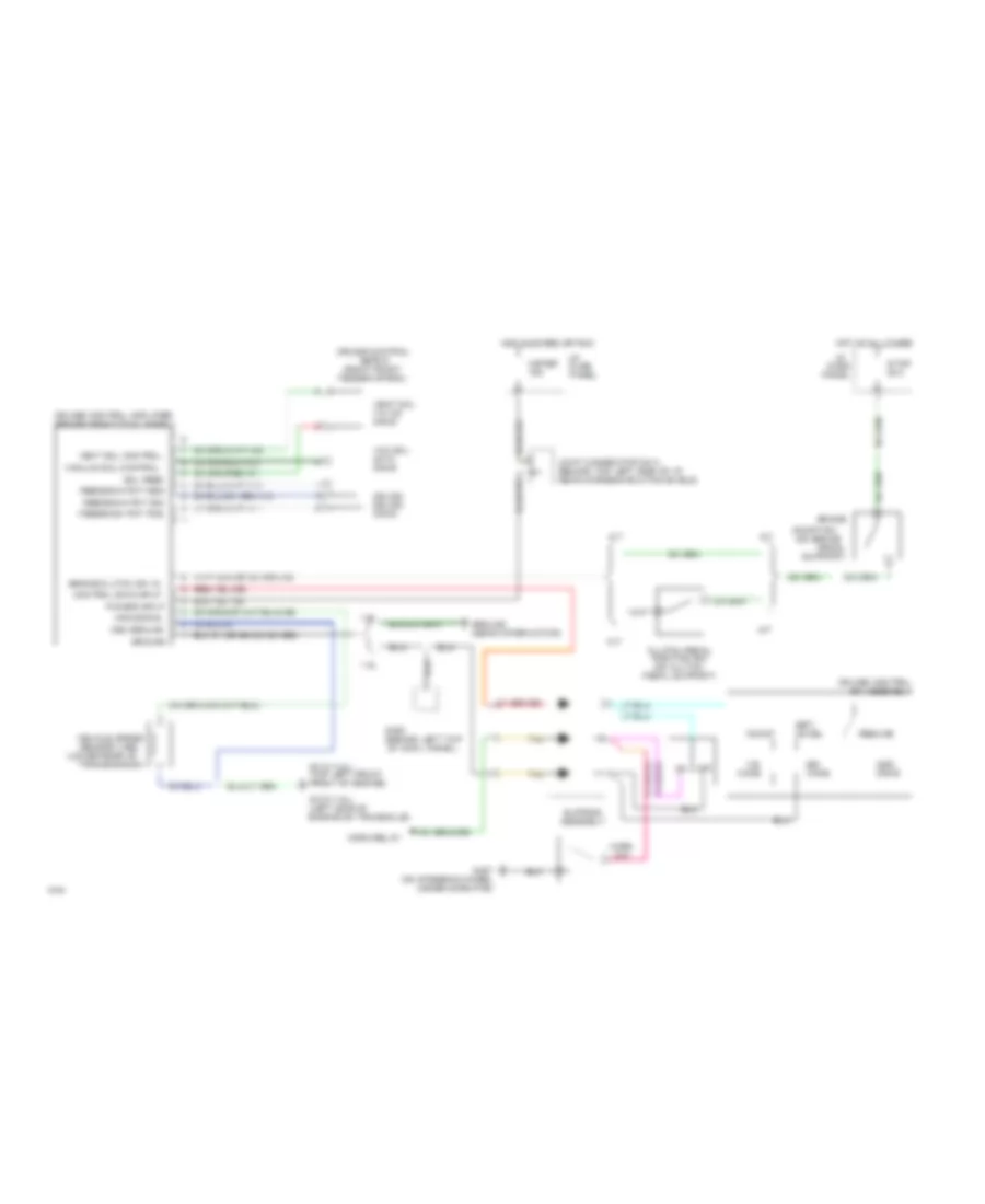 Cruise Control Wiring Diagram for Ford Escort GT 1994
